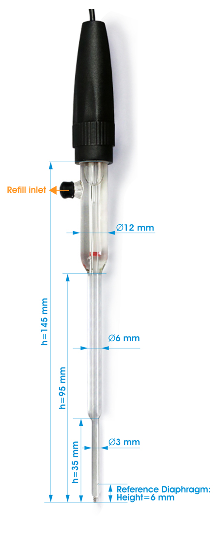 CS1203 ΢ pH ϵ缫 ΢Ĺܡ0.2mL